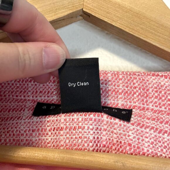 Apostrophe Pink Tweed Style Pink Blazer Jacket Size 24W NWT - Picture 5 of 9